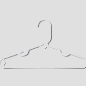 10 Cloud Island White Baby Hangers G Style Hooks